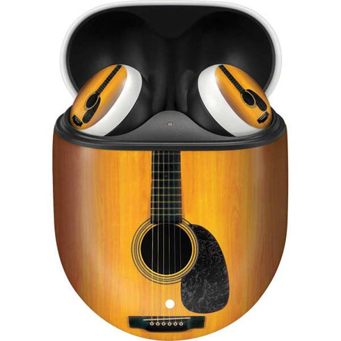 Wood Guitar Google Pixel Buds Skin